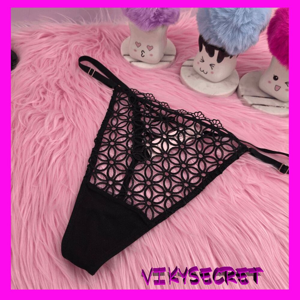 ❤️ NWT Victoria's Secret Very Sexy Black V-String XL ❤️